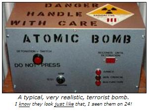 Terrorist bomb... or not
