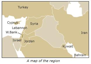 Map of the Middle East