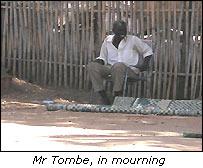 Mr Tombe, in mourning
