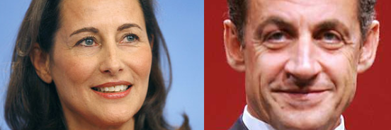 Segolene Royal and Nicholas Sarkozy