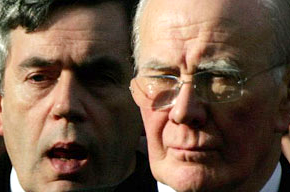 Gordon Brown and Sir Menzies Campbell