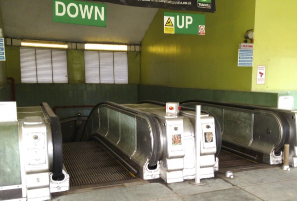 Tyne Pedestrian and Cycle Tunnels south escalators