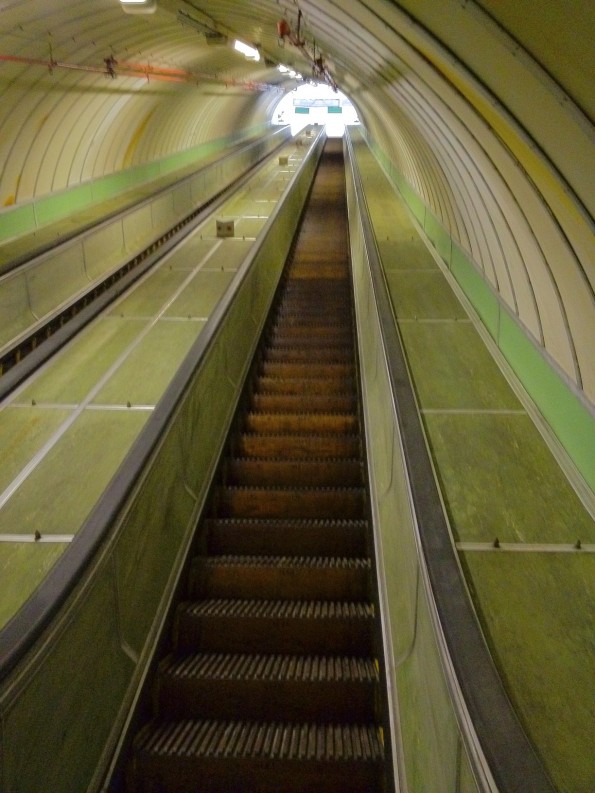 Tyne Pedestrian and Cycle Tunnels escalators