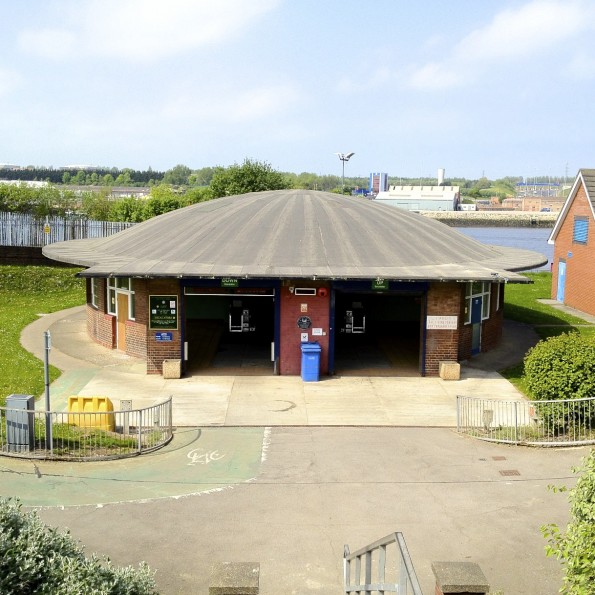 Tyne Pedestrian and Cycle Tunnels south entrance